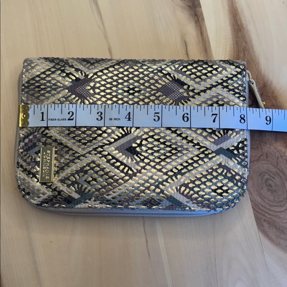 Stephanie Johnson Diamond Crochet Gold Jewelry Holder Keeper Travel